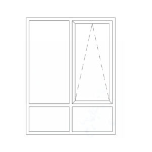 100 Awning window (non thermal break )